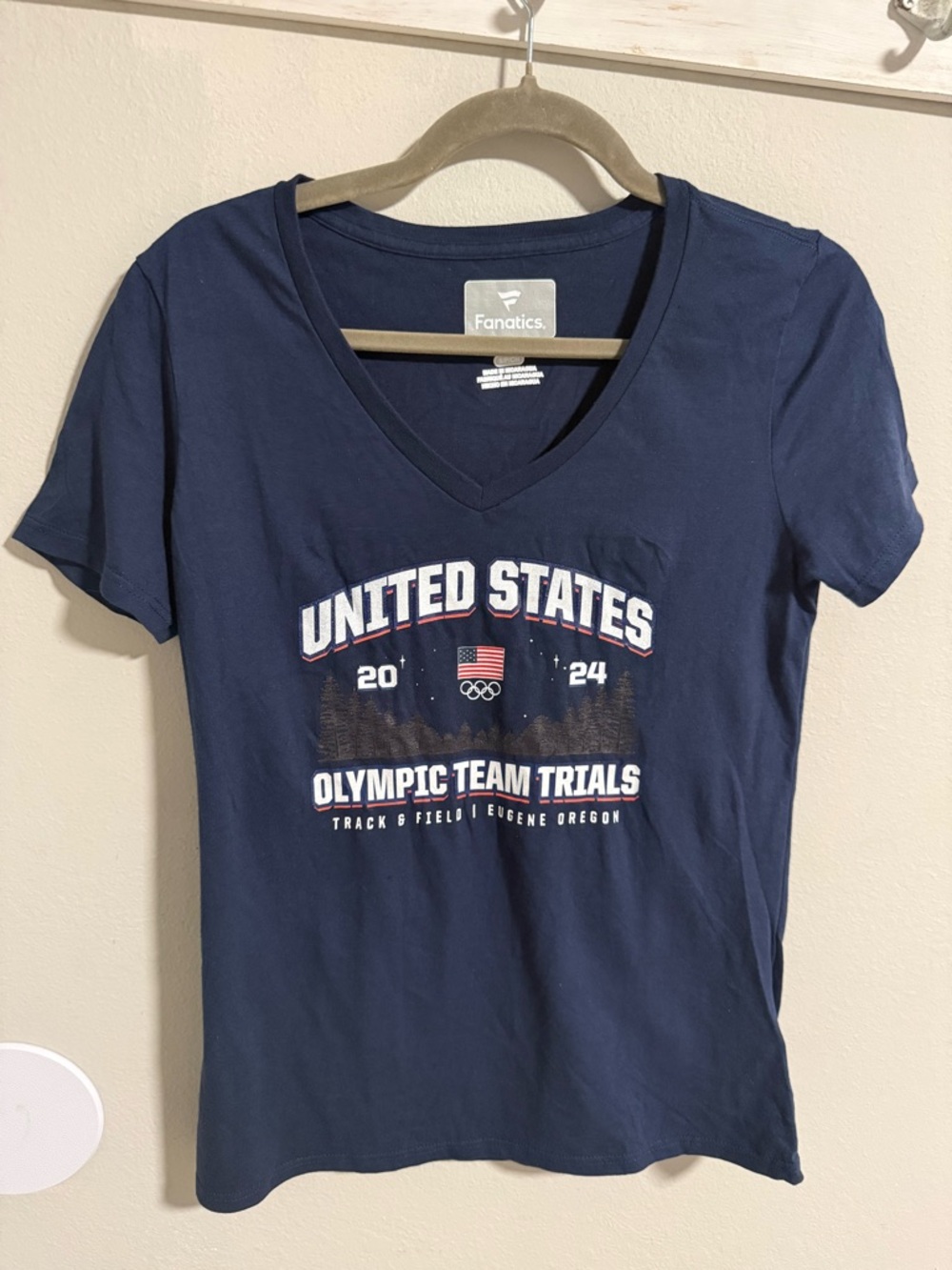 Fanatics Navy Crewneck United States Olympic Tee
